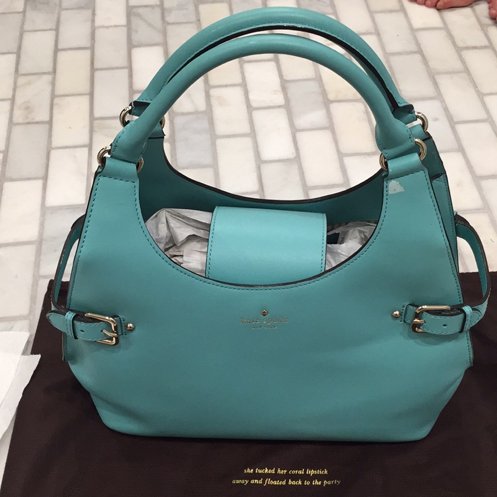 Aquamarine Kate Spade Handbag.